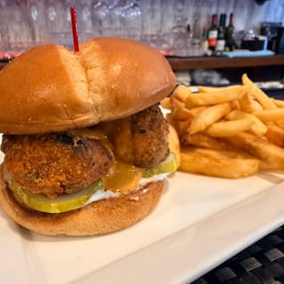 Spicy Chicken Kabob Sandwich