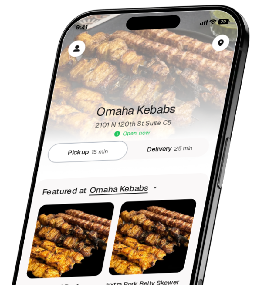 Omaha Kebabs app preview