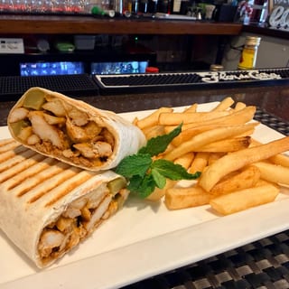 Chicken shawarma wrap